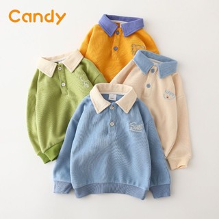 Candy Kids Candy ชุดเด็กผู้ชาย เสื้อผ้าเด็ก เสื้อกันหนาวเด็ก นุ่ม และสบาย ด้านบนเกาหลี 2022 NEW ทันสมัย Comfortable ทันสมัย High quality S073003 36Z230909