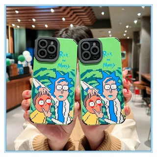 Rick Morti &amp; Snoopy เคสไอโฟนซิลิโคน สําหรับ iPhone 11 7 8 plus 14 Max 14 plus SE 2020 เคสไอโฟน13 เคสไอโฟน11 caseiPhone14 เคสi8 plus เคสiPhone12promax xsmax เคสโทรศัพท์มือถือหนังนิ่ม ทรงสี่เหลี่ยม พิมพ์ลาย