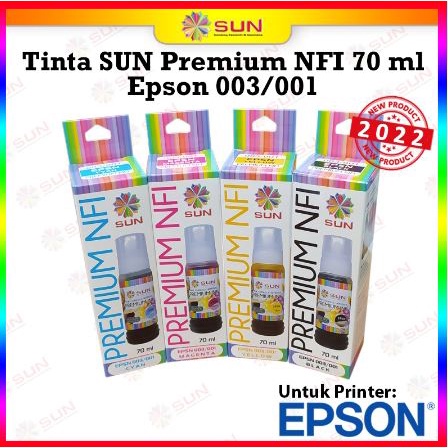 Epson 003 057 664 573 หมึกเติม / Canon IP2770 790 810 811 Ink / 678 680 GT52 GT53 Ink - SUN Premium 