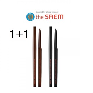 [THE SAEM] Eco Soul Powerproof Super Slim Eyeliner 0.14g x2ea  (City Breeze Collection) สินค้าเกาหลีแท้ๆส่งตรงจากเกาหลี