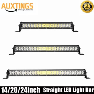 New 3D 15&amp;#39;&amp;#39; 20&amp;#39;&amp;#39; 24&amp;#39;&amp;#39; 108w 144w 180w LED Light Bar Offroad Driving Lights Spot Beam Work Light B