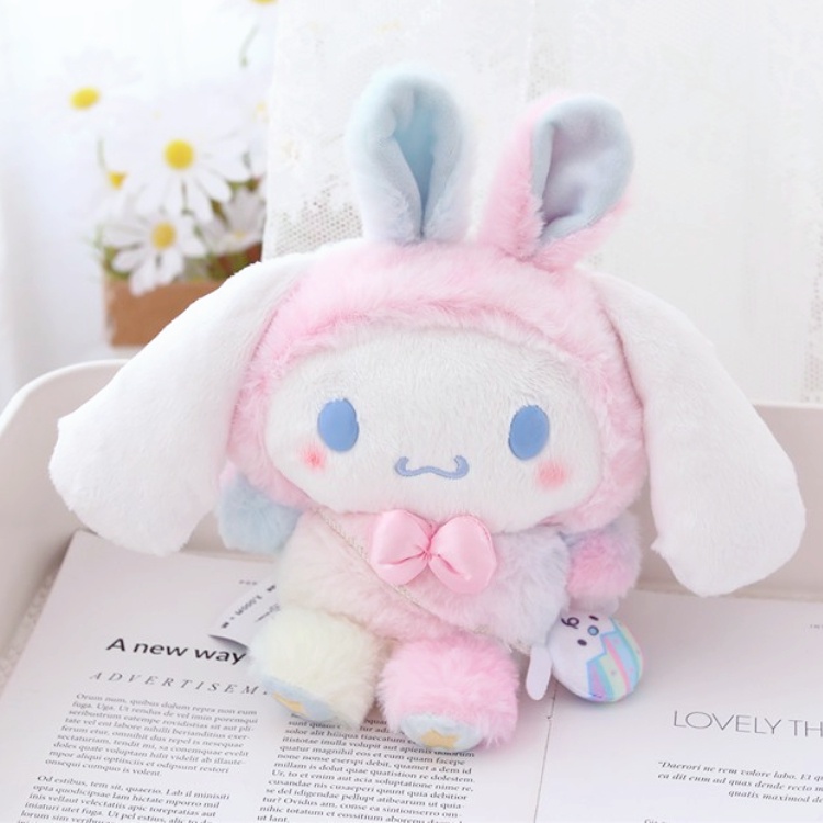พร้อมส่งจากกรุงเทพ ตา ชินนาม่อนโรล ตุ๊กตา Sanrio Cinnamoroll 25cm ตุ๊กตานุ่ม ของเล่น ของขวัญเด็ก