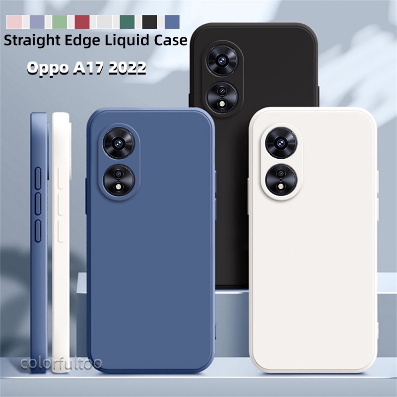 สําหรับoppo A60 A 60 A18 A38 A98 A78 A18 A 78 OppoA18 4G 5Gตรงขอบซิลิโคนเหลวเคสโทรศัพท ์ สีบางคู ่ นุ ่ มปลอกกล ้ องเลนส ์ ป ้ องกันกันกระแทกปกหลัง