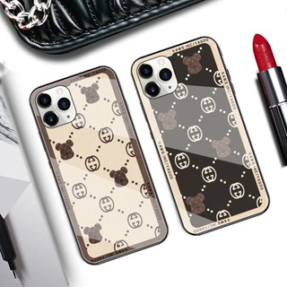 เคสโทรศัพท์ Xiaomi Redmi Note 5 6 7 11 11s Pro Mi 11 Lite Ultra Luxury Violent Bear กระจกแข็ง เคสกันกระแทก