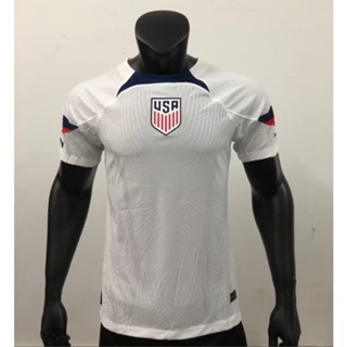 เสื้อกีฬาแขนสั้น ลายทีมชาติฟุตบอล America 1:1 ชุดเหย้า 2022 ชุดเหย้า สําหรับผู้ชาย