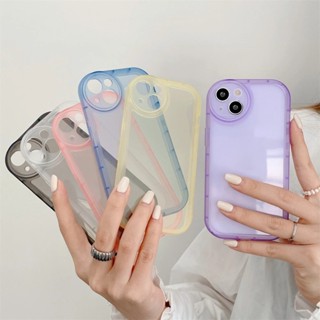 เคสโทรศัพท์มือถือแบบนิ่ม TPU ใส กันกระแทก กันรอยเลนส์กล้อง สีมาการอง สําหรับ Realme 9i 7 7i 6 6s 6i 5 5s 5i C3 C2 Pro