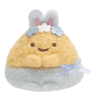 ตุ๊กตา Sumikko Gurashi Mysterious Rabbit Garden ไซส์ SS แบบตัวหางปลาทอด ชุดกระต่าย ขนาด 6.5 x 6 x 4.5 ซม.