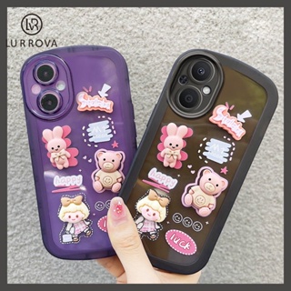 เคส OPPO A57 2022 A15 A16 A12 A5 A53 A54 A74 A7 A5S A93 A76 A94 A96 A16K A15S A92 A9 2020 A5 2020 เคสโทรศัพท์ซิลิโคนสำหรับตุ๊กตาคู่รัก