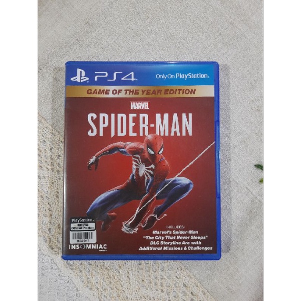 PS4-Spiderman(DLC INCLUDED)(มือ2)