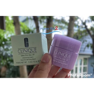 Clinique Take the Day Off Cleansing Balm 15ml คลีนซิ่งบาล์ม ผลิต 6/21 ป้ายคิง