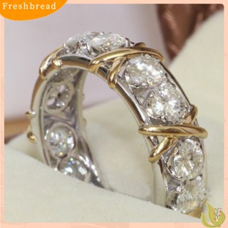 【 Fresh 】 พวงกุญแจแหวนชุบเงินประดับ Cubic Zirconia