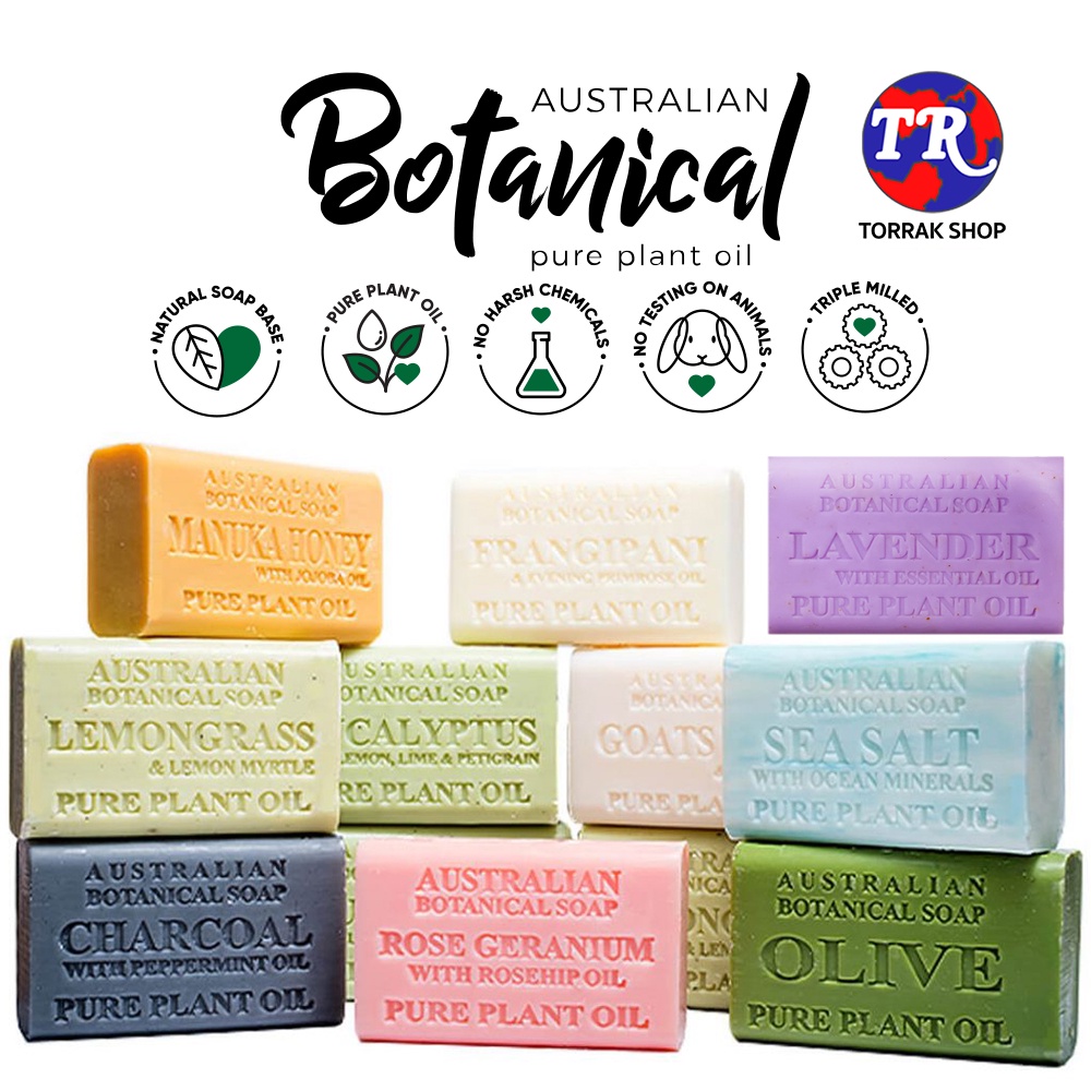 Australian Botanical Soap ออสเตรเลียน โบทานิคอล โซป สบู่ก้อน สูบู่ออแกนิค 200g