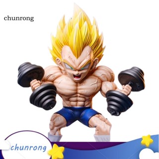 Chunrong โมเดลฟิกเกอร์ Dragon Ball Vegeta Fitness GK ขนาด 17 ซม. ของเล่นสําหรับเด็ก