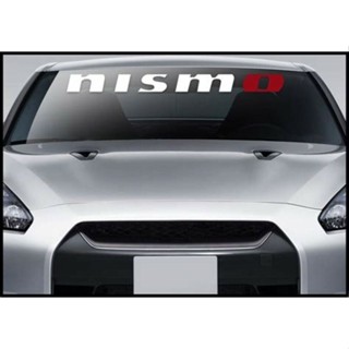 สติกเกอร์ไวนิล Nismo สําหรับติดตกแต่งกระจกหน้ารถยนต์