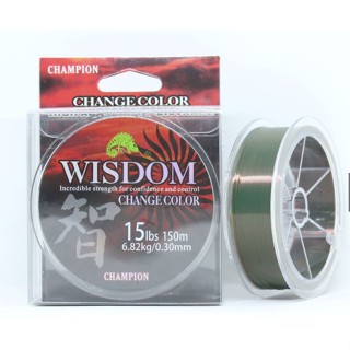 CHAMPION WISDOM 15lb 0.30mm 150m สายเอ็นคุณภาพที่นักตกปลาเลือกใช้