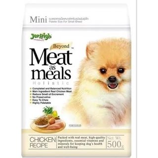 JerHigh Meat as Meals อาหารสุนัขเม็ดนิ่มเจอร์ไฮ มีทแอทมีล 500g 1ถุง