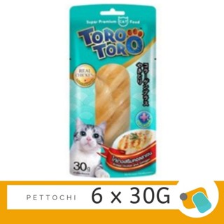 Toro Toro ขนมแมว รส ไก่ย่างเสริมคอลลาเจน 6x30 g