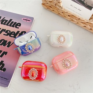 เคสหูฟังบลูทูธไร้สาย เคส Airpods เป็นที่นิยม แบบแข็ง ประดับเพชรคริสตัล รูปหยดน้ํา สไตล์เกาหลี สําหรับAirpods 1/2/gen1/gen2 Airpods Pro Airpods 3