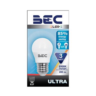 หลอด LED BEC G45 ULTRA 3 วัตต์ DAYLIGHT E27