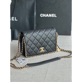 พร้อมส่งNew Chanel Small Flap Bag Grained Calfskin(Ori)