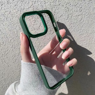 เคสหลังใสขอบสี ขอบสีกล้อง สำรับรุ่น Vivo V23 Y21 Y21T Y33S Y33T T1X Y20 Y12A Y12S Y15S Y01 Y3S Y20I Y12 Y15 Y17 Y12