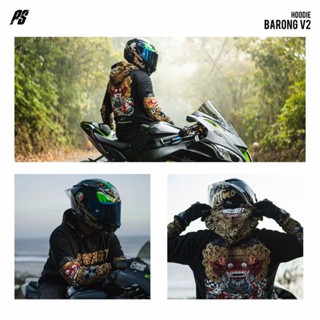 Prostreet BARONG V2 ใหม่ เสื้อแจ็กเก็ตกันหนาว มีฮู้ด สีดํา PROSTREET BARONG V2 V2 สําหรับผู้ชาย ผู้หญิง