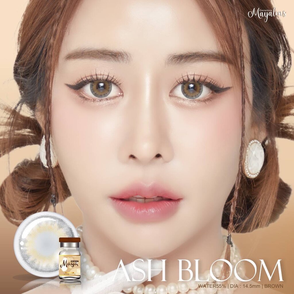 MayaLens Ash Bloom Eff.19 Brown ใหญ่