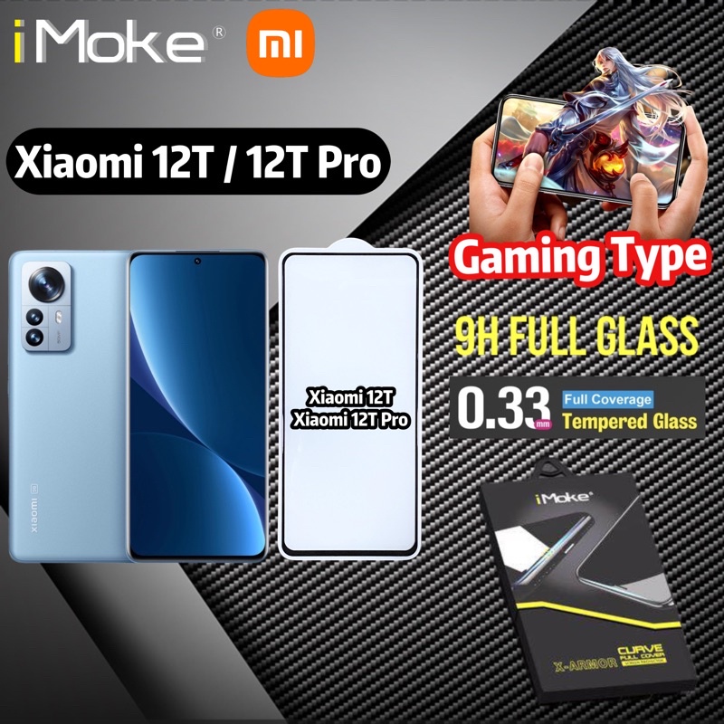 IMoke 9H กระจกนิรภัยใสเต็มรูปแบบสําหรับ Mi 12T Pro/Mi 12T Pro