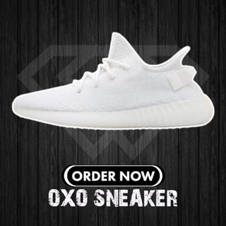 ADIDAS ORIGINALS YEEZY BOOST 350 V2 TRIPLE WHITE Ice Cream (Originals Quality 100%) CP9366 ADIDAS WOMEN MEN SHOES KASUT