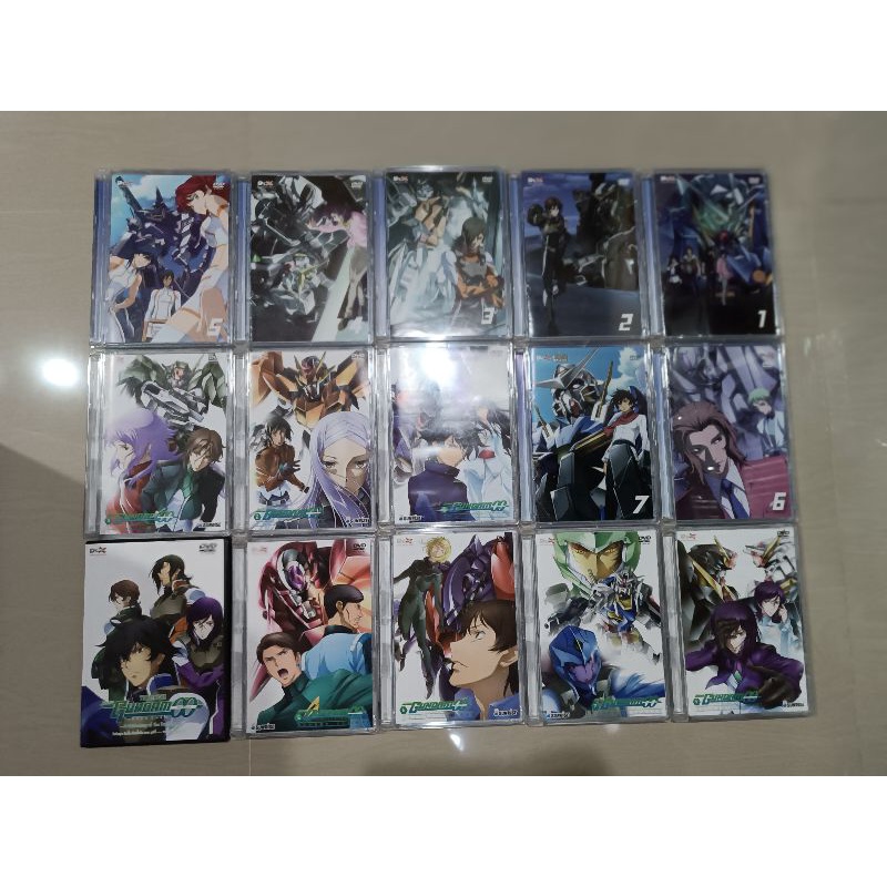 DVD gundam OO รวม 15 แผ่นจบมือสอง