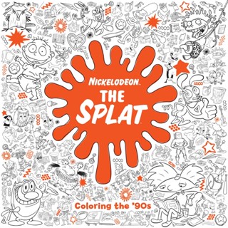 The Splat: ระบายสียุค 90 (ตู้เพลง) (สมุดระบายสีสำหรับผู้ใหญ่)