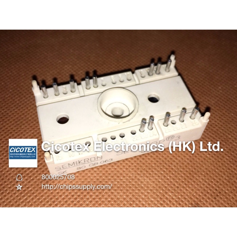 SK80GB063 IGBT SK80GB 063 Array Module Transistor N Channel 2.1V 600W 600V SK80G B063 SK80 GB063 SK 