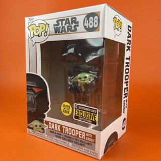 Funko POP Dark Trooper with Grogu Glow in the Dark 488