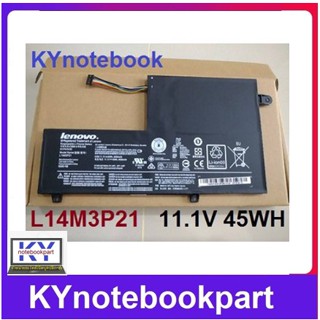 BATTERY ORIGINAL LENOVO แบตเตอรี่ ของแท้ LENOVO Flex 3 Flex 4 14  Ideapad Yoga 500510 14 Ideapad 300S 500S 510S L14M3P21