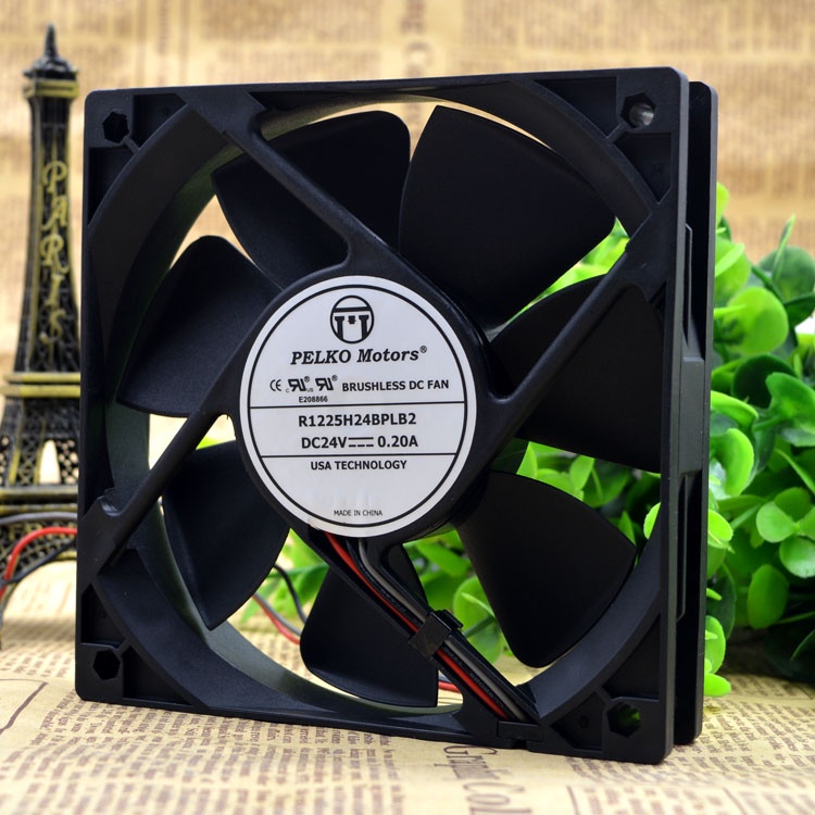 HY R1225H24BPLB2 12025 12CM 24V 0.20A พัดลมระบายความร้อน