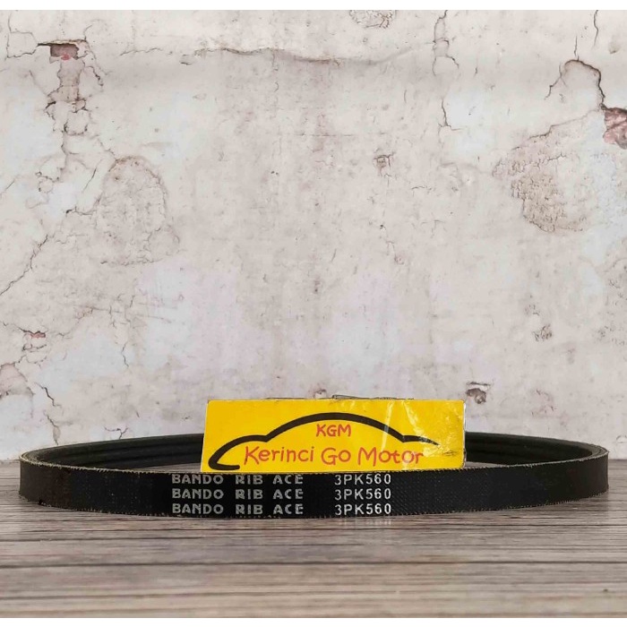 Bando Van Belt 3PK 560 V เข็มขัดพัดลมเข็มขัด Groove 3PK-560 พัดลมเข็มขัด Power Steering Classy Chara