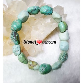 #Turquoise #สร้อยข้อมือเทอร์ควอยส์#หินเทอร์ควอยส์ทรงฟรีฟอร์ม