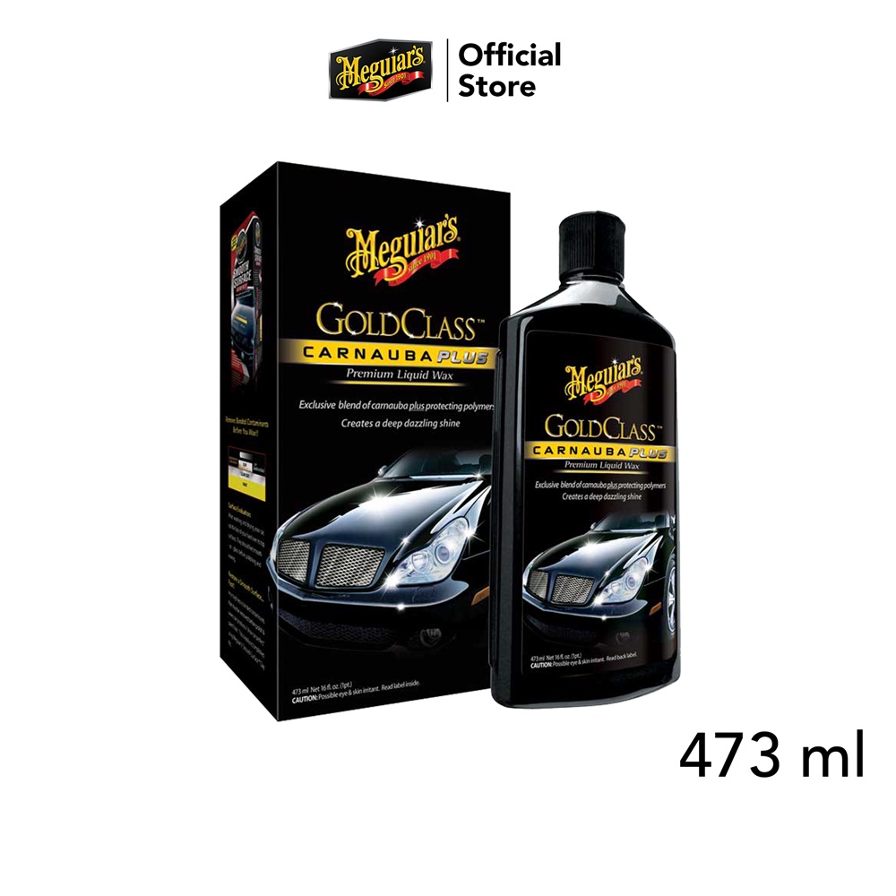 Meguiar's G7016 Gold Class Carnauba Plus Premium Liquid Wax แว็กซ์ขัดเคลือบสี 473 ml.