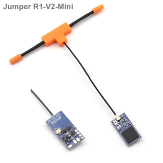 Jumper R1 V2 Mini 2.4GHz ตัวรับสัญญาณ 16 ช่อง เข้ากันได้กับ FRSKY D16 XM+ RXSR SBUS Jumper T-Lite T18 T16 T12 T8SG สําหรับเครื่องบินบังคับ