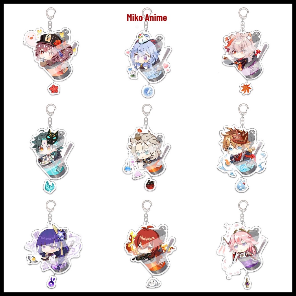game-genshin-impact-kaedehara-kazuha-tartaglia-keychain-accessories