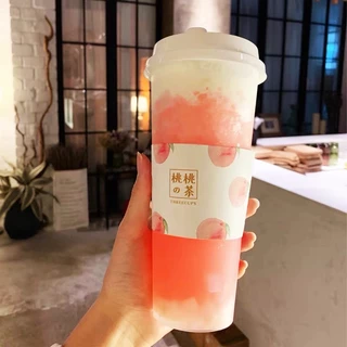 THCUPแก้วPPเนื้อแข็ง*ปาก90mm *ทรงสลิม 【แก้ว25ใบ】พลาสติกแข็ง เหมาะกับร้านชานมไข่มุก ร้านกาแฟพรีเมี่ยม