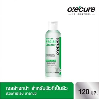 [NEW] Oxe’cure เจลล้างหน้า สำหรับผิวที่เป็นสิว Acne Clear Facial Cleanser 120 ml. (OX0043) Oxecure อ๊อกซีเคียว