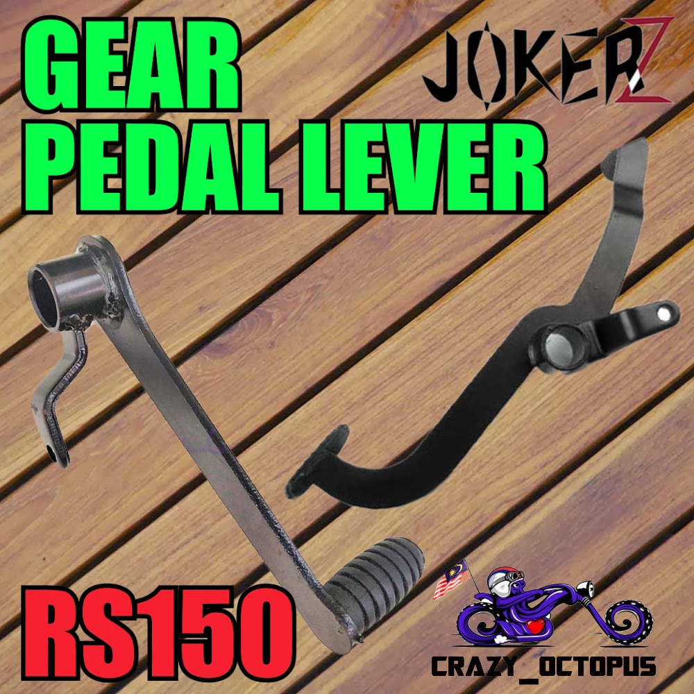 Jokerz GEAR PEDAL LEVER HONDA RS150R หน้าหลัง (สีดํา) RS150 RS GEAR SHIFT DEPAN BELAKANG MODIFY