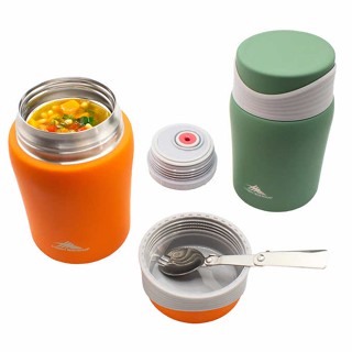 High Sierra Stainless Steel Food Jars เก็บร้อนได้12 เก็บเย็นได้ 24ชม. มีแยกชิ้นขาย (โถ)