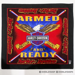 HARLEY DAVIDSON SCARF ผ้าเช็ดหน้าฮาเล่วินเทจ