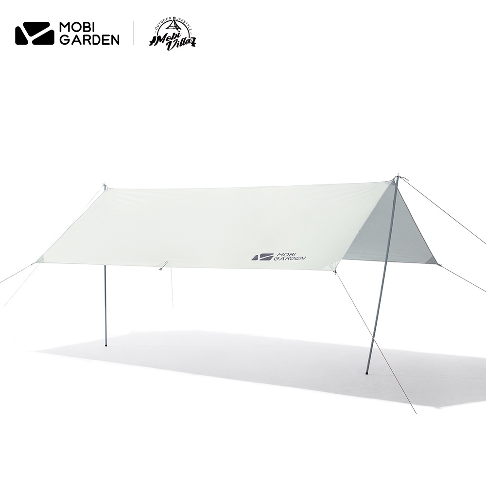 Mobi GARDEN ผ้าใบกันแดด กันน้ํา ป้องกันรังสียูวี สําหรับตั้งแคมป์ ปิกนิก กลางแจ้ง ปาร์ตี้