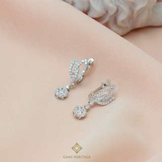 Fairy wing diamond earrings(ERWG061)  Diamond :0.92 carats/ F colour VVS2-VS1  Setting :White Gold/ Yellow Gold