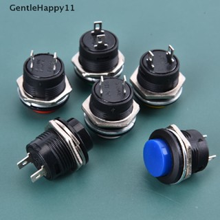 Gentlehappy ปุ่มกดสวิตช์เปิด ปิดไฟ LED 12V-24V 16 มม. กันน้ํา สําหรับรถยนต์