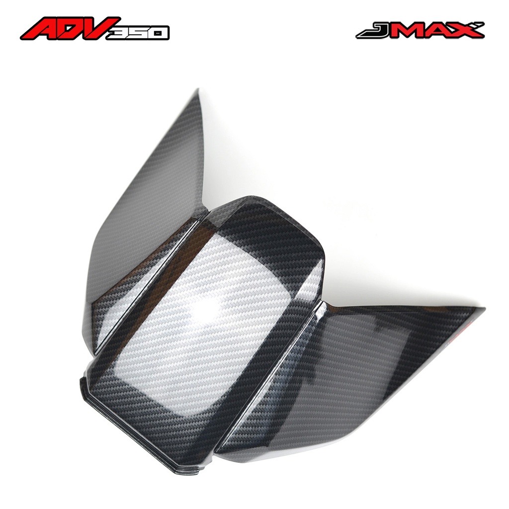 ฝาครอบเบาะหน้า ADV 350 JMAX ตรงรุ่น ลายฟิล์มคาร์บอน 6D
