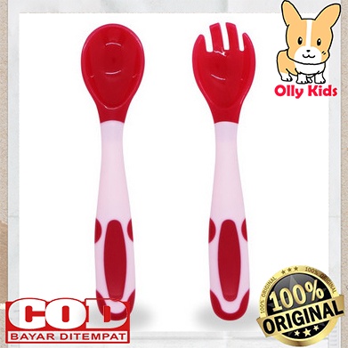 OLLYKIDS ALYONA AL-007 SOFT SILICONE BABY EATING UTENSILS สําหรับปาก